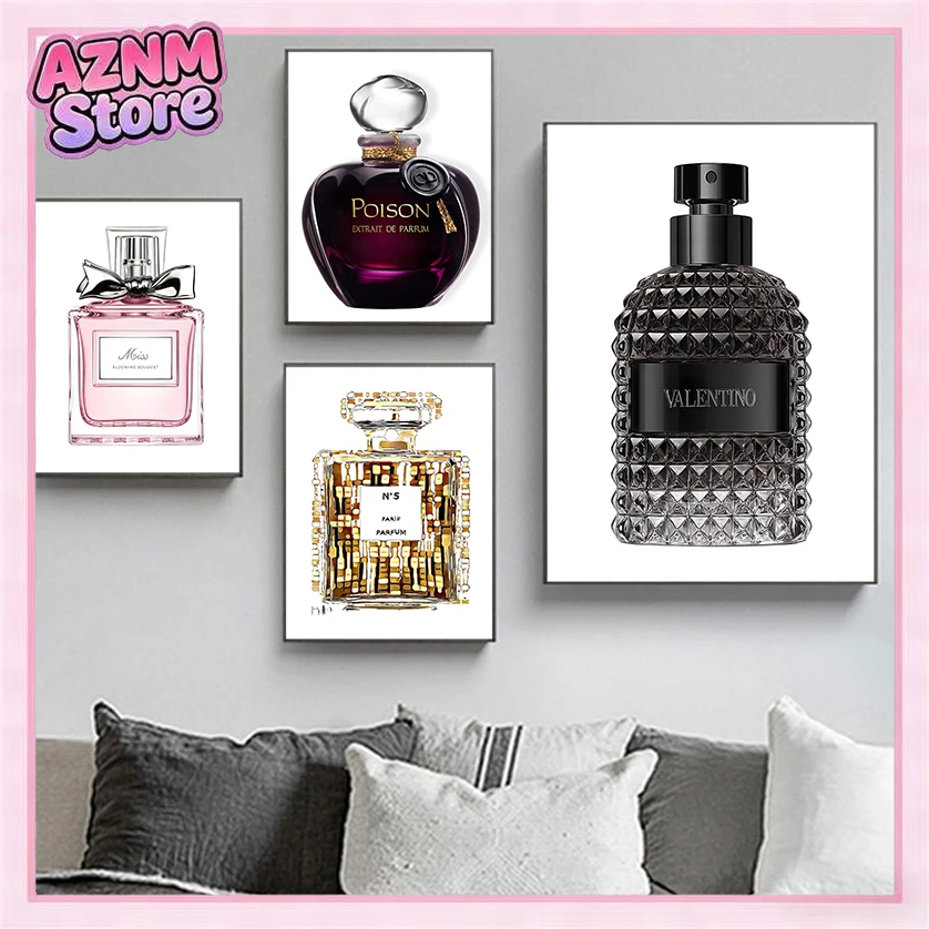 Home Fragrance Room Spray - لوحة فنية جدارية بدون إطار بتصميم