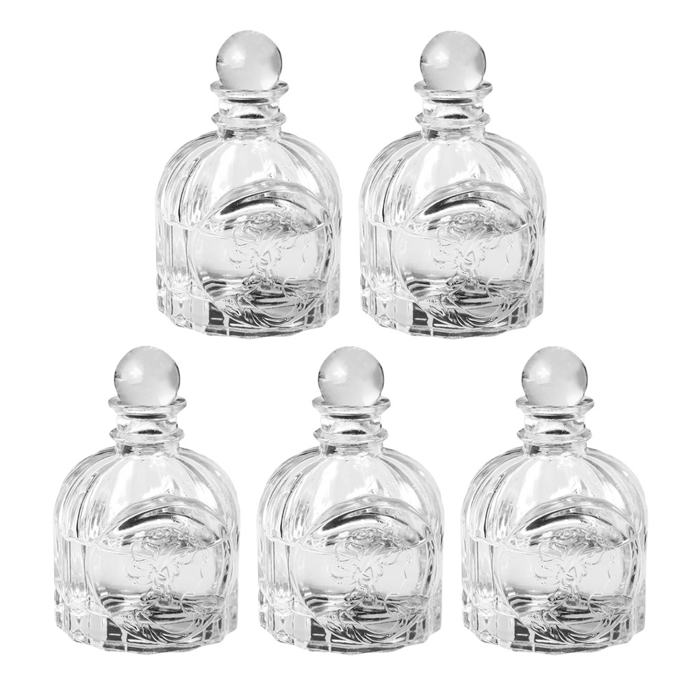 Home Fragrance Perfume - 5 مجموعات من زجاجات العطور الشفافة