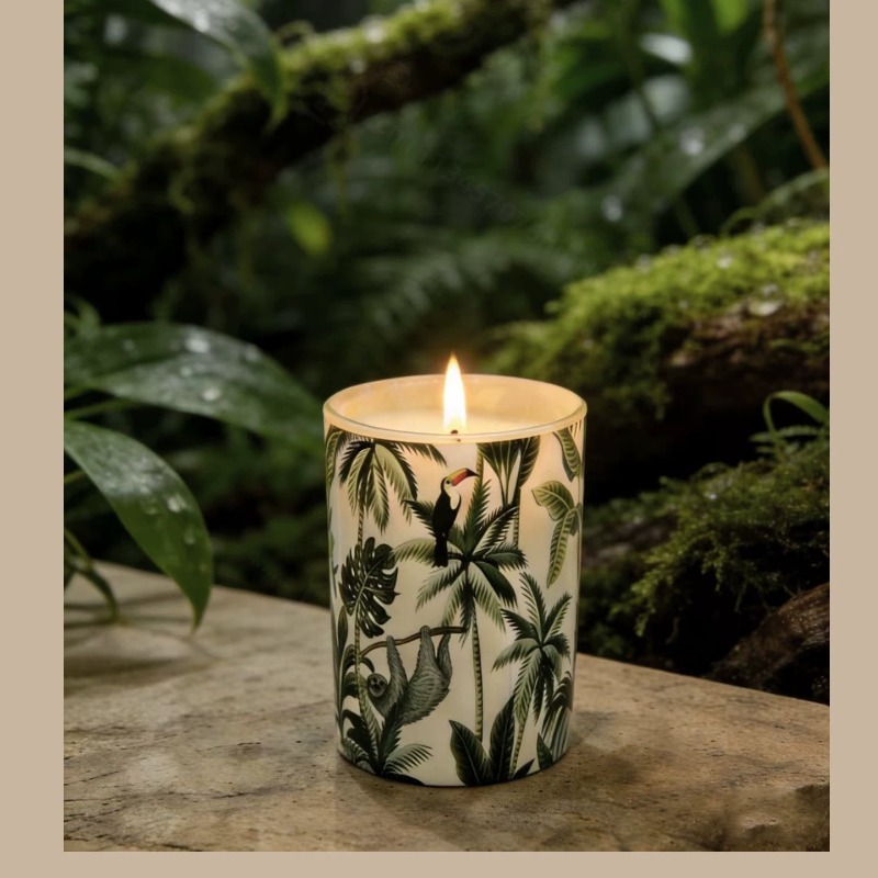 شمعة معطرة في وعاء زجاجي من شم - مراجعة Home Fragrance Gift Box وسعره