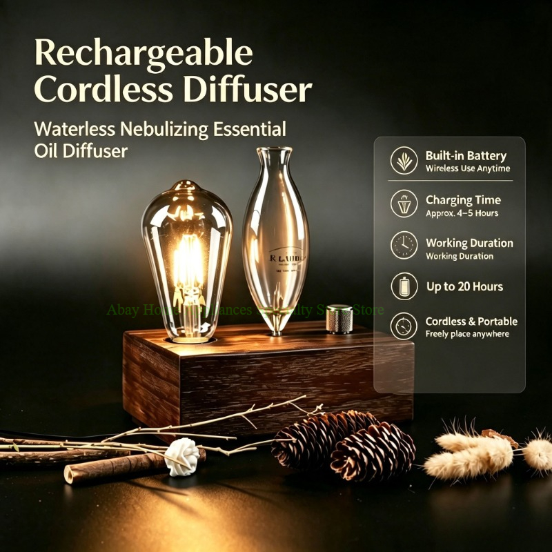 موزع زيوت عطرية قابل لإعادة ال - مراجعة Home Fragrance Essential Oils وسعره